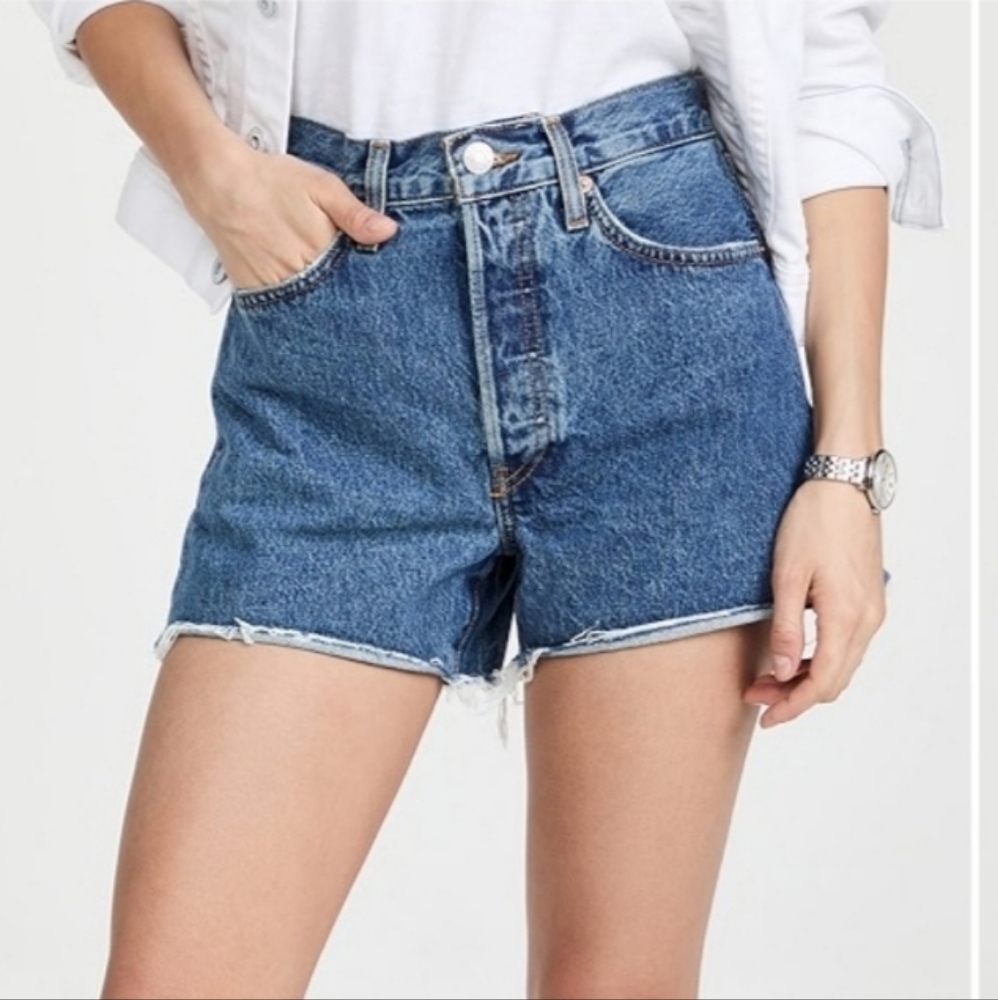 Re/Done Originals 90's Low Slung Short en Bleu Mere Sz 31 NWT - Picture 4 of 16